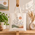 Grow Kindness Canvas Tote Bag