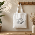Minimalist Mountain River Design